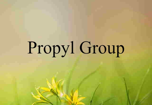 propyl group