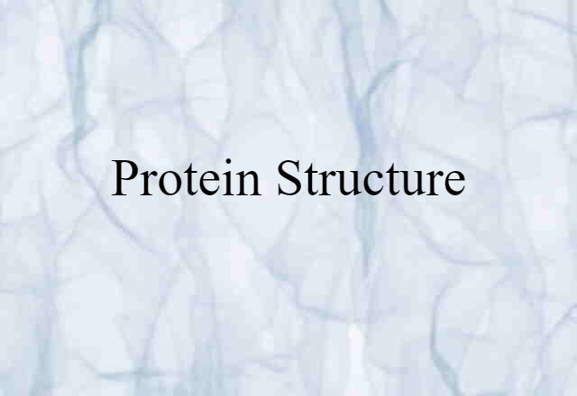 protein structure