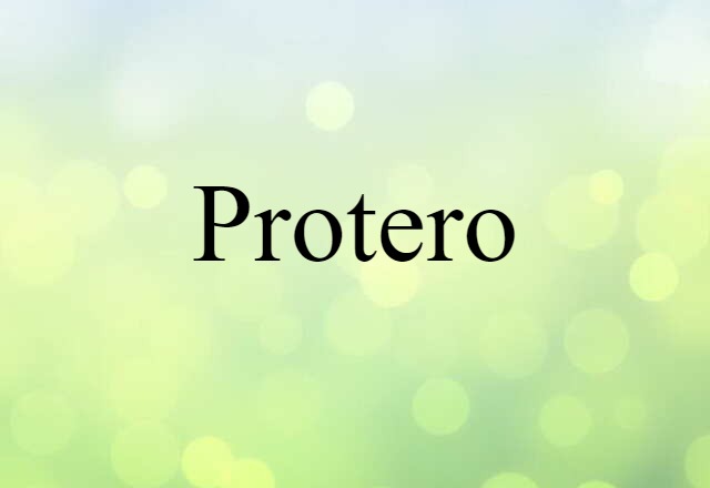 protero