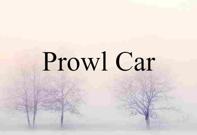 prowl car