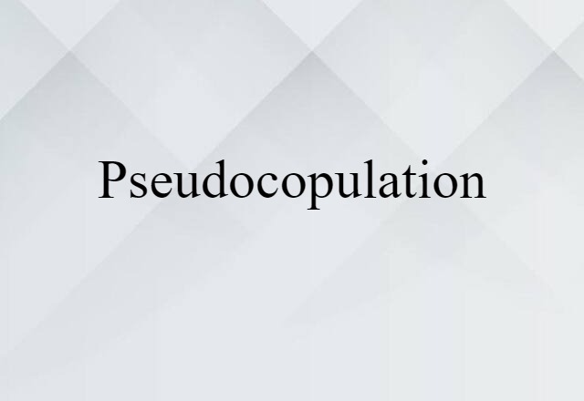 pseudocopulation