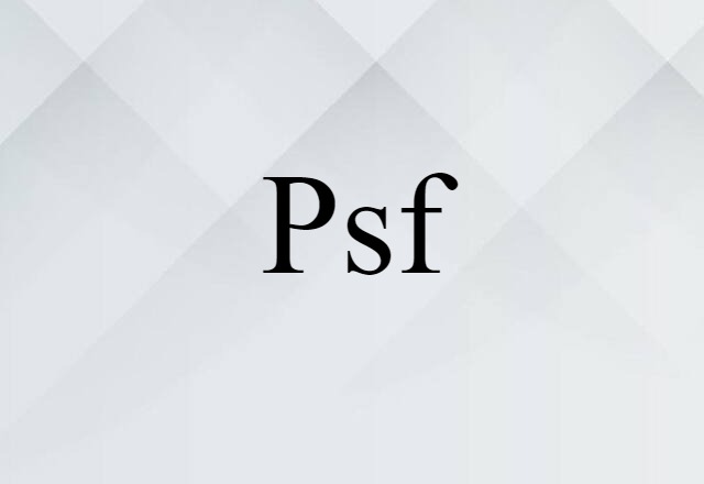 psf