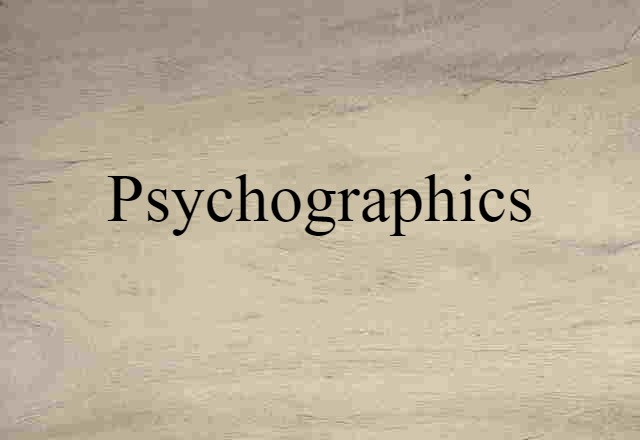 psychographics