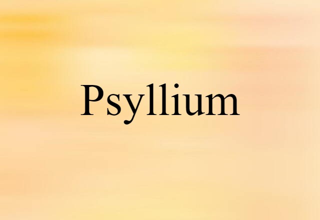 psyllium