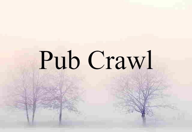 Pub Crawl (noun) Definition, Meaning & Examples