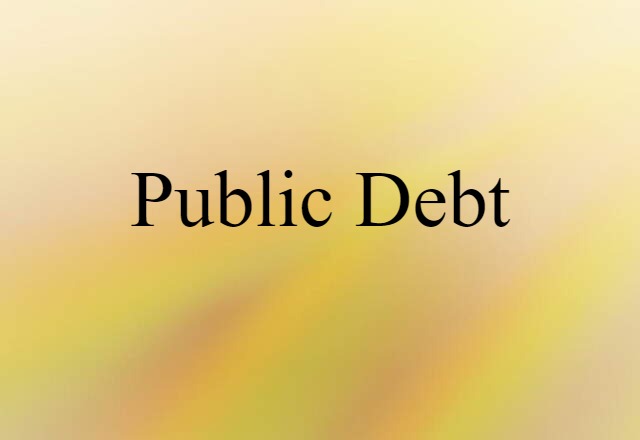 public debt