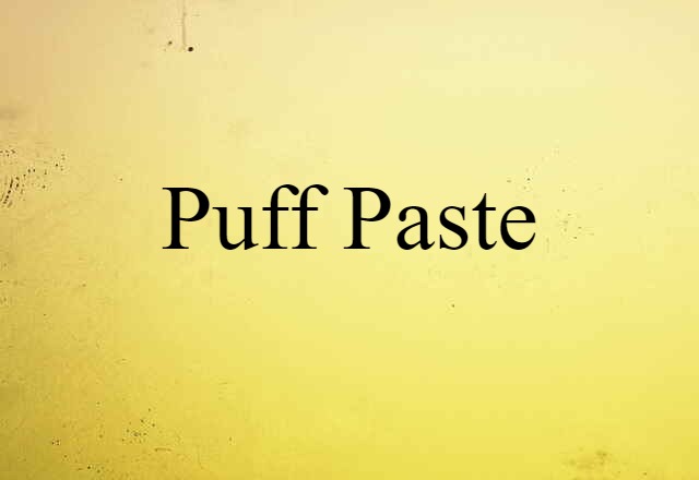 puff paste