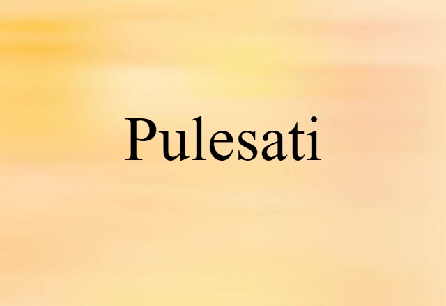 Pulesati