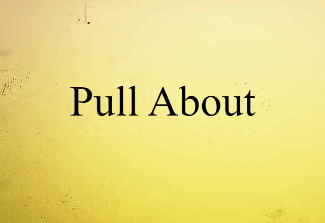 Pull About (noun) Definition, Meaning & Examples