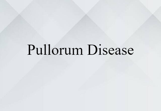 pullorum disease