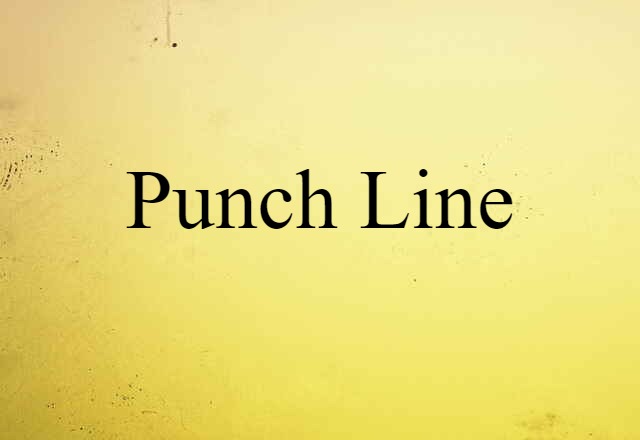 punch line