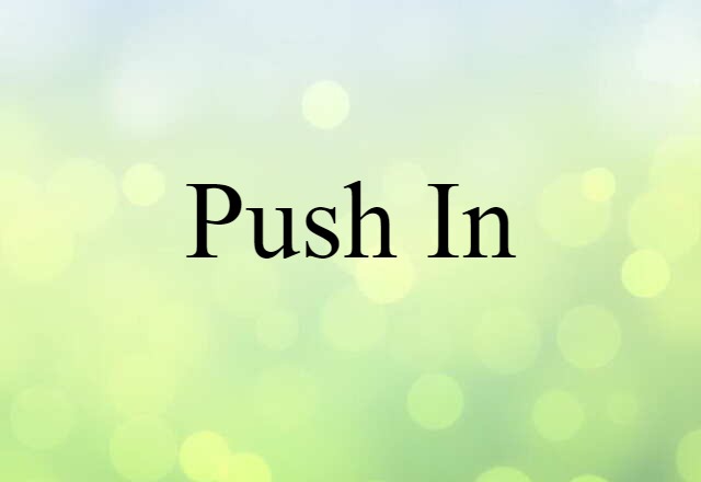 push in