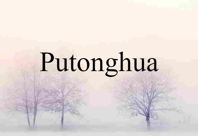 Putonghua (noun) Definition, Meaning & Examples