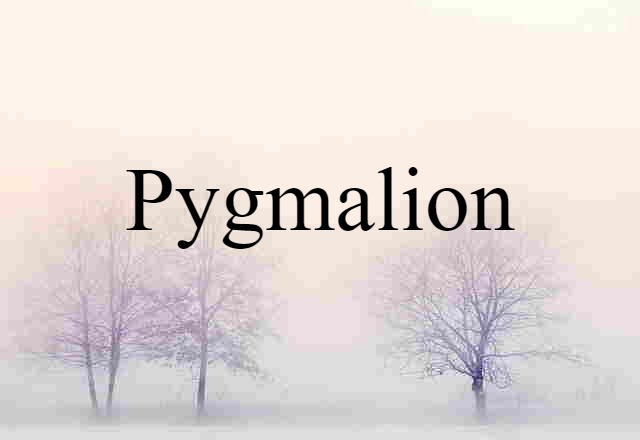 Pygmalion (noun) Definition, Meaning & Examples