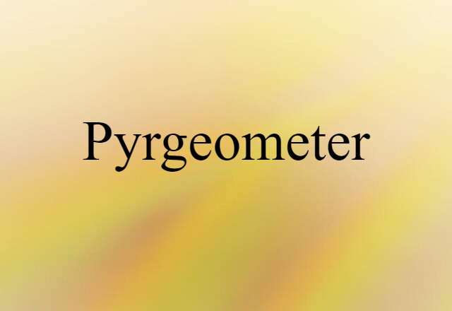 pyrgeometer