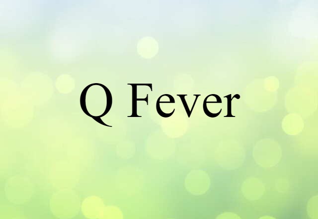 Q fever