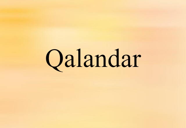 qalandar