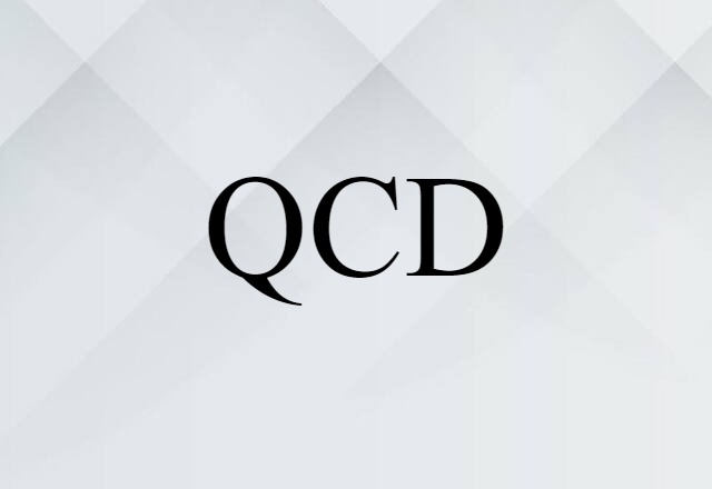 QCD