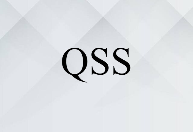 QSS