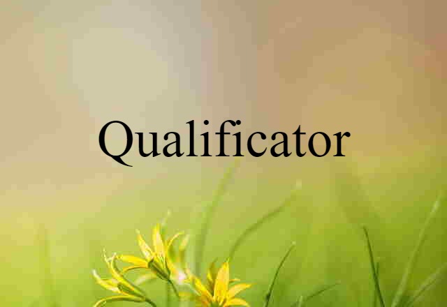 qualificator