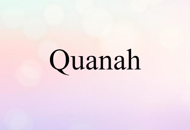 Quanah