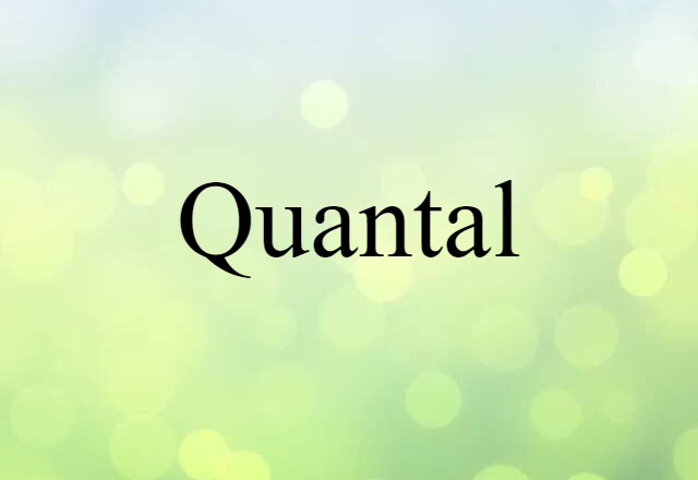 quantal