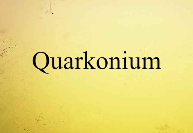 quarkonium