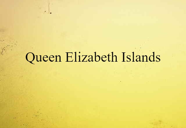 Queen Elizabeth Islands