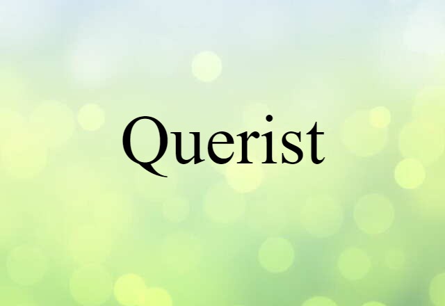 querist