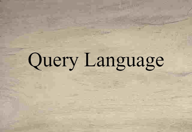 query language