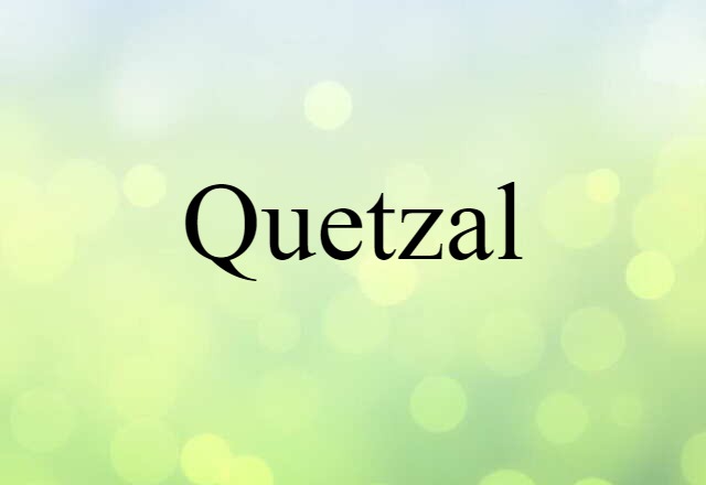 quetzal