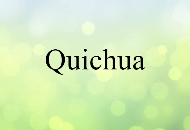 Quichua