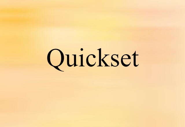 quickset