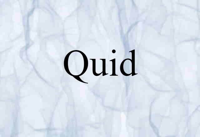 quid