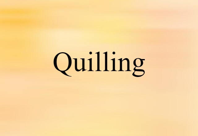 quilling