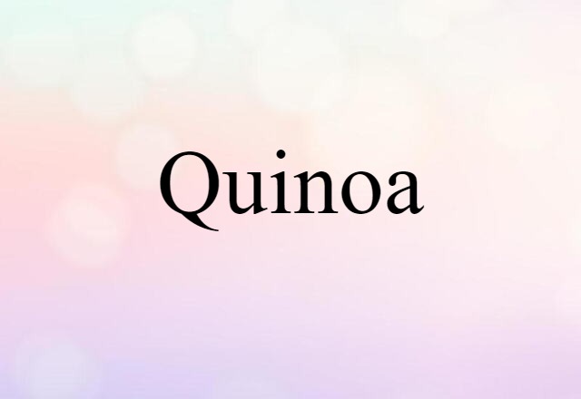 quinoa