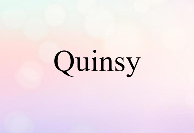 quinsy