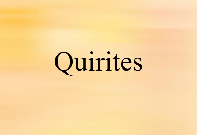 Quirites