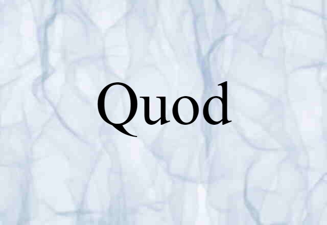 quod