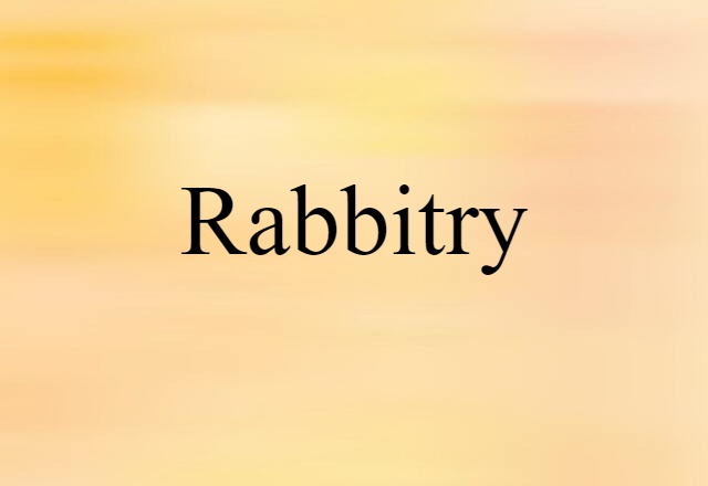 rabbitry