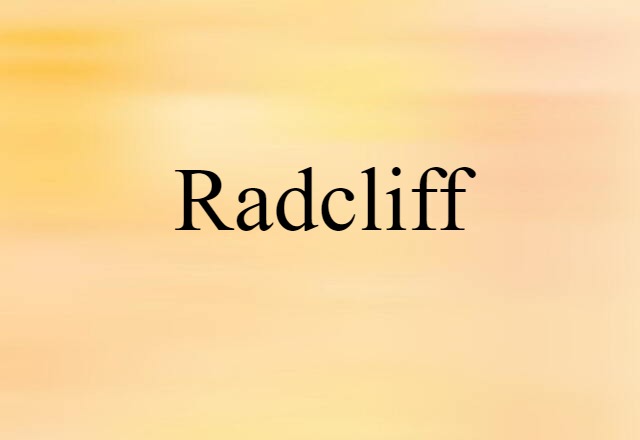 Radcliff