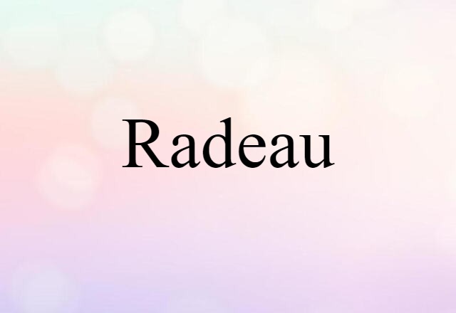 radeau