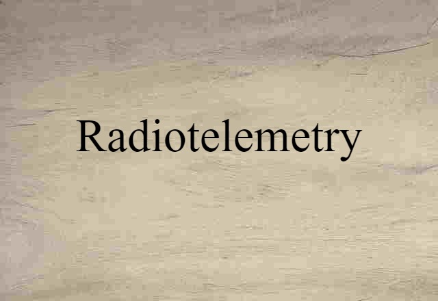 radiotelemetry