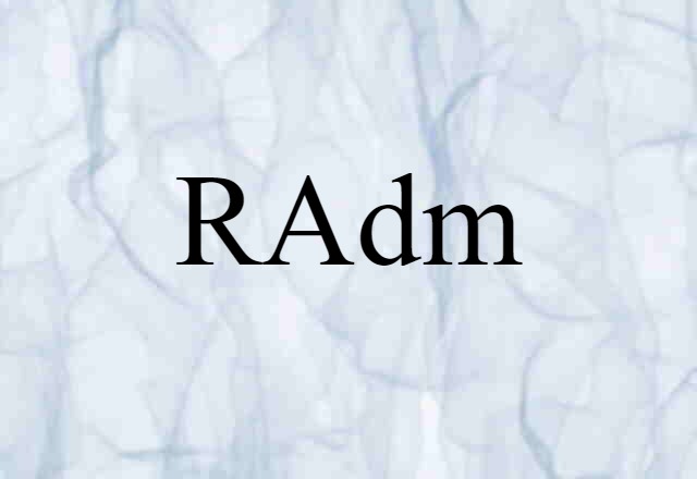 RAdm