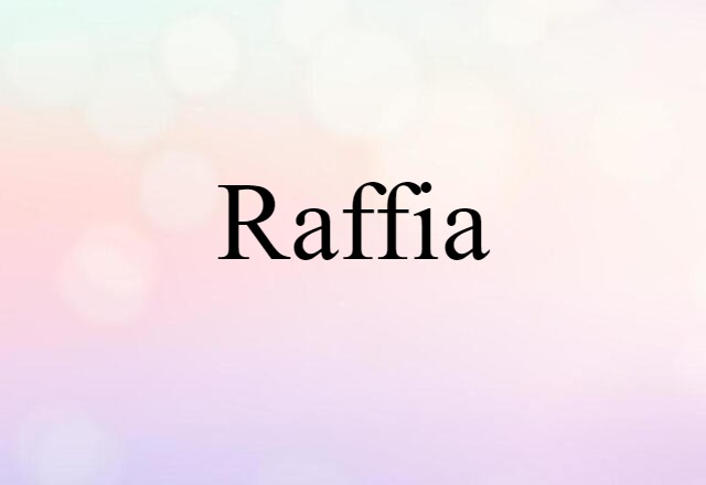 raffia