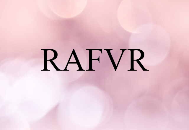 RAFVR