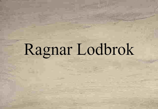 Ragnar Lodbrok