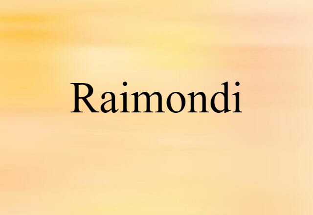 Raimondi