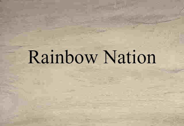 rainbow nation