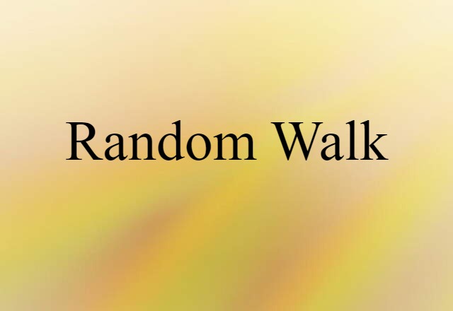 random walk